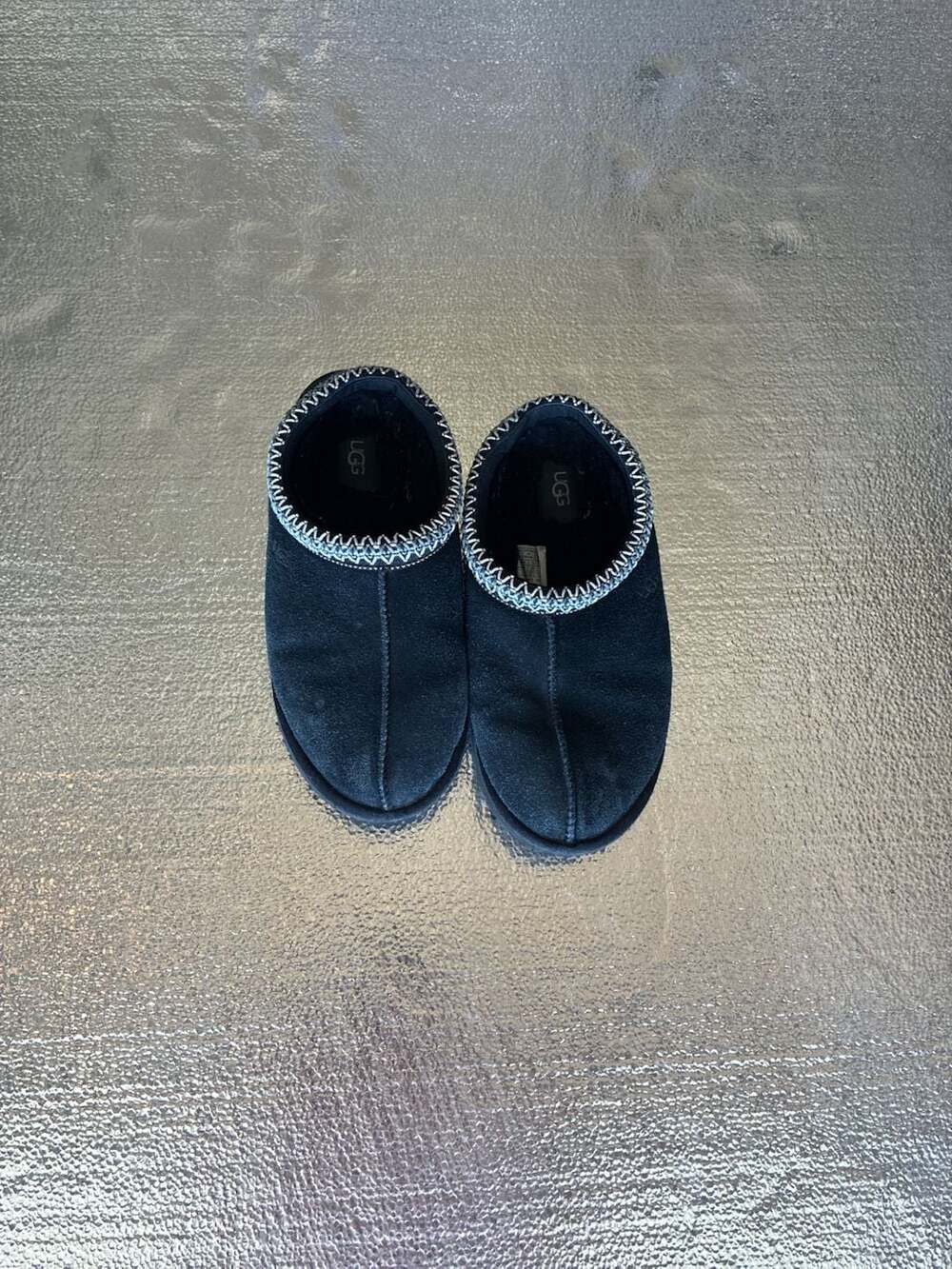 UGG Tasman II Suede Slippers Black